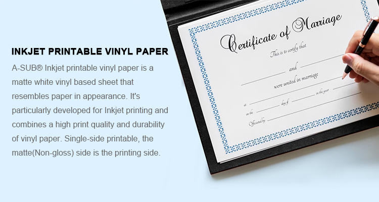 Inkjet Vinyl Paper Moblie Banner