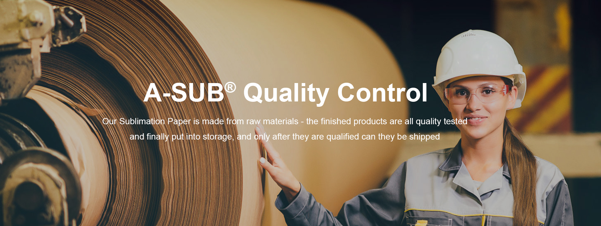 Quality Control Banner