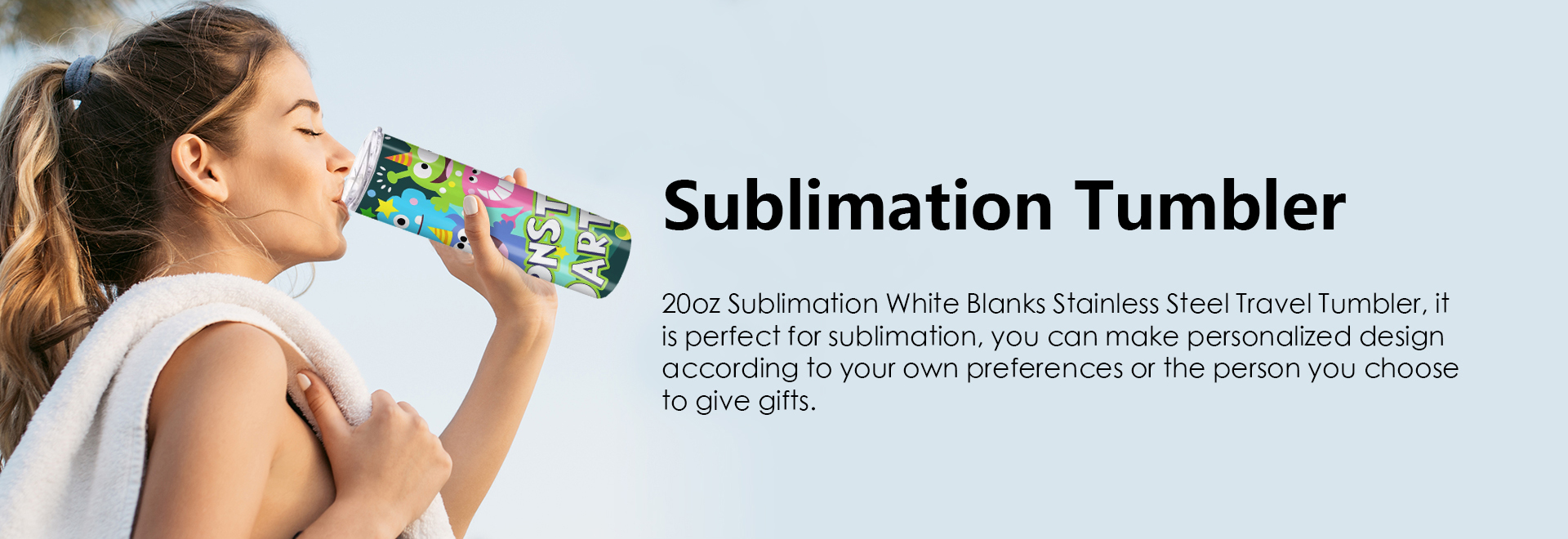 20 OZ Stainless Steel Blank Sublimation Tumblers Bulk Sale By A-SUB®
