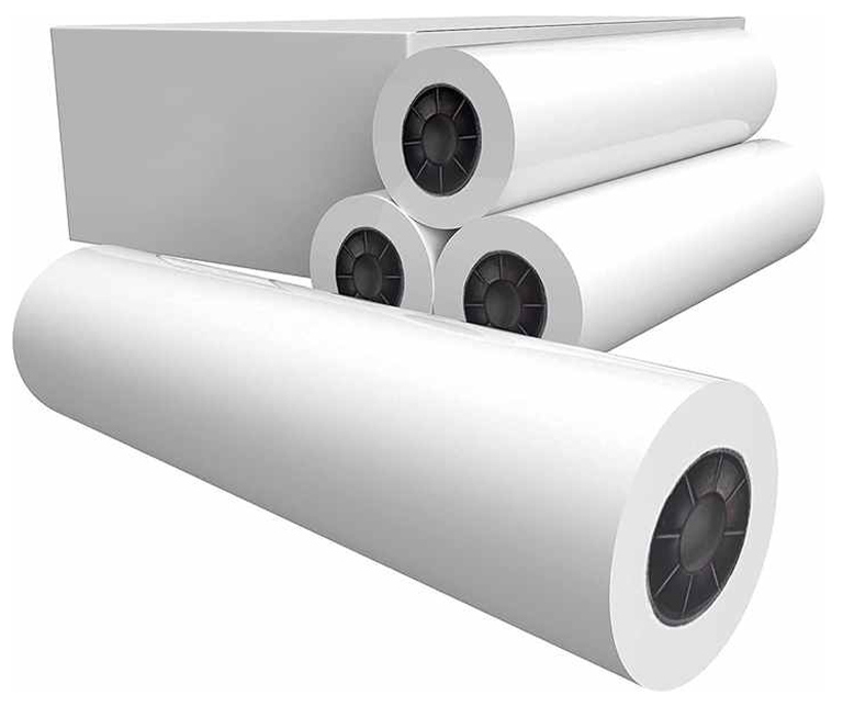 white plotter paper overview
